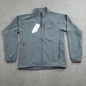 Marmot Tempo Jacket Mens Medium Gray Softshell Full Zip Hiking Outdoor NEW